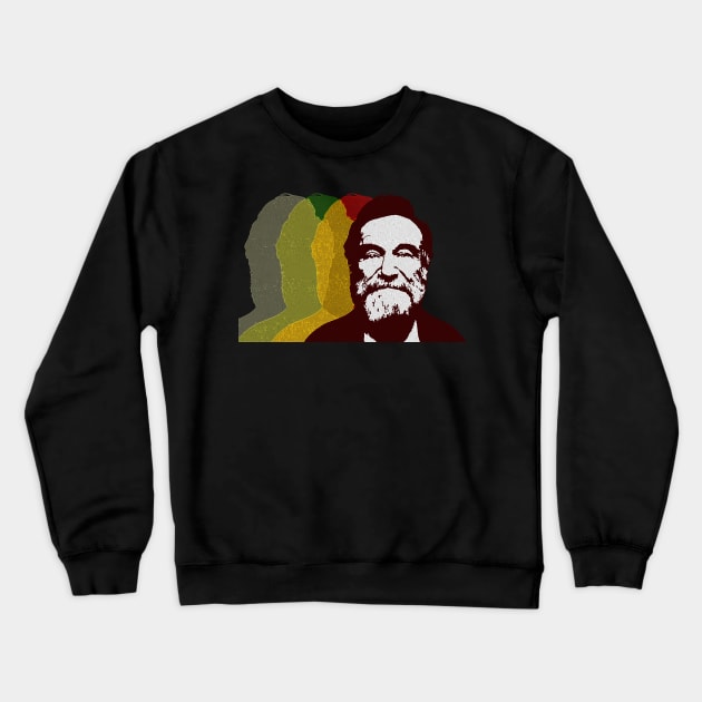 Robin Williams Unforgettable One Liners And Catchphrases Crewneck Sweatshirt by Landscape In Autumn